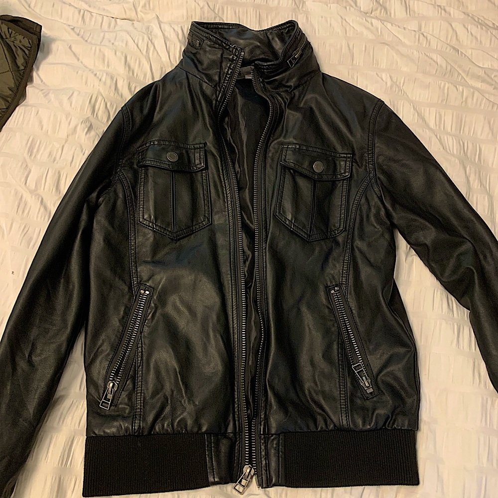 Leather jacket- barely ever worn
